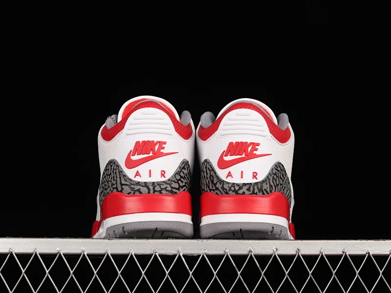 All categories Air Jordan Jordan series basketball shoes Air Jordan 3 foreign trade version Air Jordan 3 Retro "Fire Red" AJ3 Joe 3 new flame red DN3707-160